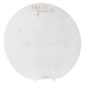 Ginger ray donut wall tafeldecoratie acryl transparant 65 cm | 2 stuks