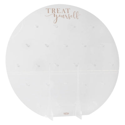 Ginger ray donut wall tafeldecoratie acryl transparant 65 cm | 2 stuks