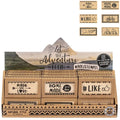 Stempel let the adventure begin 6 cm 6 assorti | 36 stuks