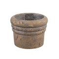 Ptmd bloempot helena s bruin 12 cm | 12 stuks
