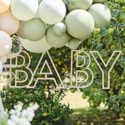 Ginger ray hangdecoratie baby 38 cm | 10 stuks