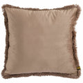 Ptmd kussen nous velvet taupe 60 x 60 cm | 4 stuks