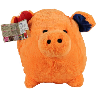 Funky piggy family knuffel funky piggy oranje 30 cm | 6 stuks