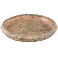 Ptmd schaal lourdes geel groen 35 cm | 6 stuks