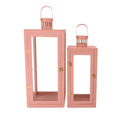 Lantaarn lamas terra 44 cm set van 2 | 2 stuks