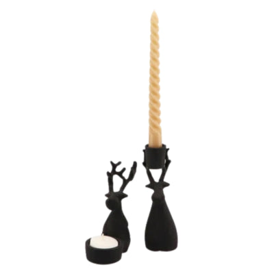Daan kromhout kandelaar dobra zwart 14 cm | 9 stuks
