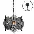 Ptmd hanglamp desh zwart 40 cm | 2 stuks