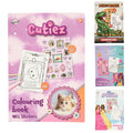 Craft universe kleurboek a5 met stickers 4 assorti | 24 stuks