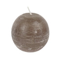 Gala bolkaars taupe 8 x 8 cm | 12 stuks