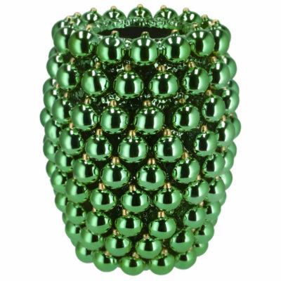 Daan kromhout vaas christmasball groen 32 cm | 2 stuks