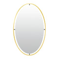 Len-fra wandspiegel salem goudkleurig 60 cm | 2 stuks