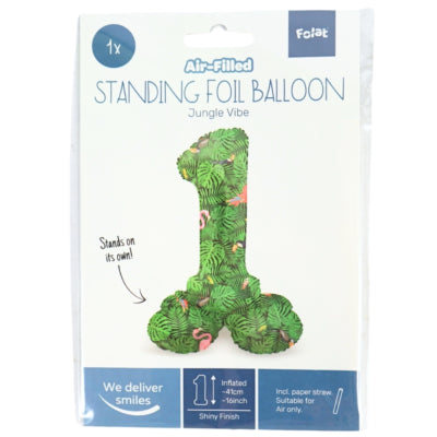 Folat folieballon staand 4 jungle vibe 41 cm | 20 stuks