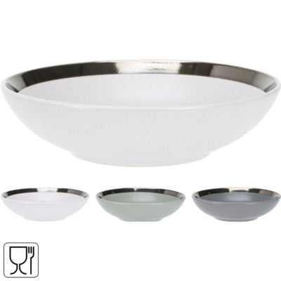 Siaki bord diep 20,5 cm 3 assorti | 12 stuks