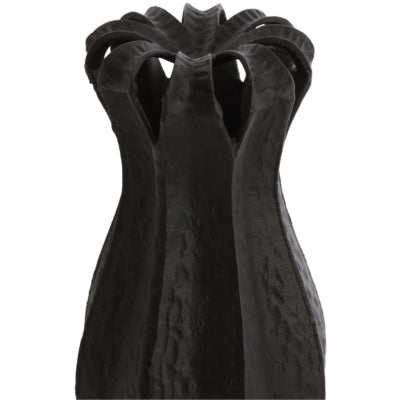 Light living light en living vaas abajo mat zwart 25 cm | 2 stuks