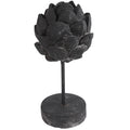 Countryfield beeld artisjok op voet davor zwart 29,5 cm | 6 stuks