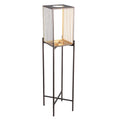 Ptmd windlicht op standaard axin l goudkleurig 120 cm | 2 stuks