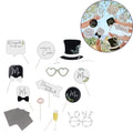 Ginger ray fotobooth props bruiloft 12 stuks | 10 stuks
