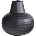 Woood vaas yuri zwart 24 cm | 3 stuks
