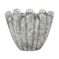 Ptmd bloempot minter m grijs 36 cm | 2 stuks