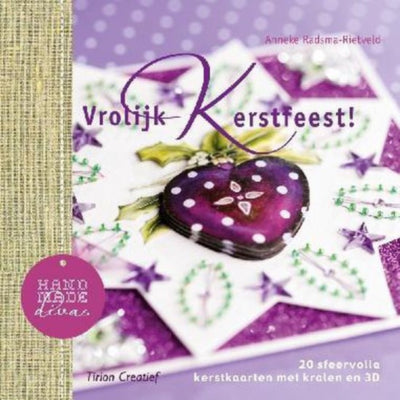 Handmade divas diy boek maak je eigen kerstkaart | 40 stuks