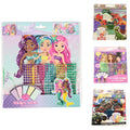 Sticker scene diamonds en foam 300-delig 4 assorti | 24 stuks