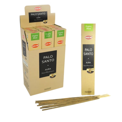 Hem wierookstokjes palo santo aura organic 8 stuks | 36 stuks