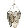 Ptmd hanglamp dairen goudkleurig 94 cm | 2 stuks