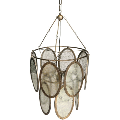 Ptmd hanglamp dairen goudkleurig 94 cm | 2 stuks