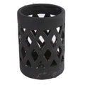 Countryfield theelichthouder dassel m zwart 16 cm | 12 stuks