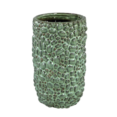 Ptmd bloempot danillo groen 25,5 cm | 2 stuks