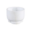 Ptmd bloempot marmy crème s 12 cm | 12 stuks