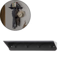 Woood kapstok kenan metaal zwart 60 cm | 4 stuks