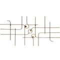 Bepurehome wanddecoratie messingkleurig 139,5 cm | 4 stuks