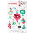 Muurstickers kerst kerstbal 42 x 25 cm | 48 stuks
