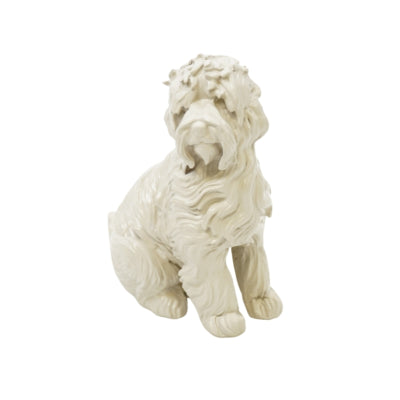 Housevitamin beeld labradoodle dog beige 10,5 cm | 8 stuks