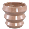Ptmd bloempot tims l bruin 16 cm | 6 stuks