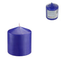 Gala stompkaars blauw 7,8 x 10 cm | 8 stuks