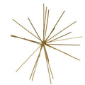 Housevitamin ornament firework metaal goudkleurig 25 cm | 12 stuks