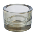 Spaas (r) theelichthouder grijs 8,5 cm | 36 stuks