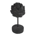 Countryfield beeld artisjok op voet davor zwart 23 cm | 6 stuks