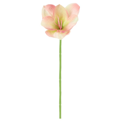 Countryfield kunstbloem amaryllis roze 43 cm | 12 stuks