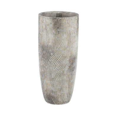 Ptmd bloempot linc s grijs 30 cm | 6 stuks