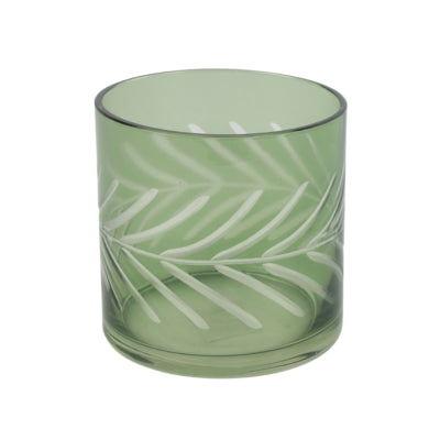 Countryfield theelichthouder vesta groen 10 cm | 12 stuks