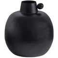 Woood vaas kita zwart 22 cm | 3 stuks