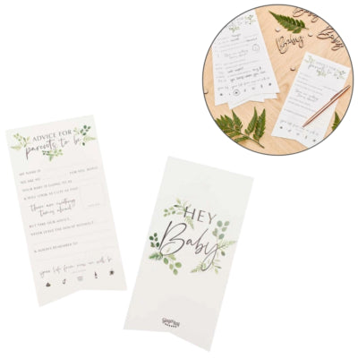 Ginger ray invulkaarten babyshower set van 10 | 20 stuks