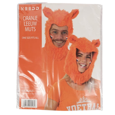 Needd muts leeuw oranje one size | 50 stuks