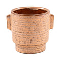 Ptmd bloempot katelynn keramiek m oranje 16 cm | 6 stuks
