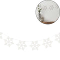 Ginger ray slinger sneeuwvlok wit 2 m | 20 stuks