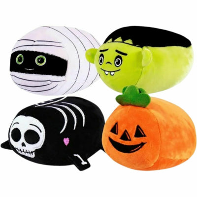 Knuffel halloween pluche 15 cm 4 assorti | 24 stuks