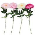 Kunstbloem peony 77 cm 4 assorti | 36 stuks